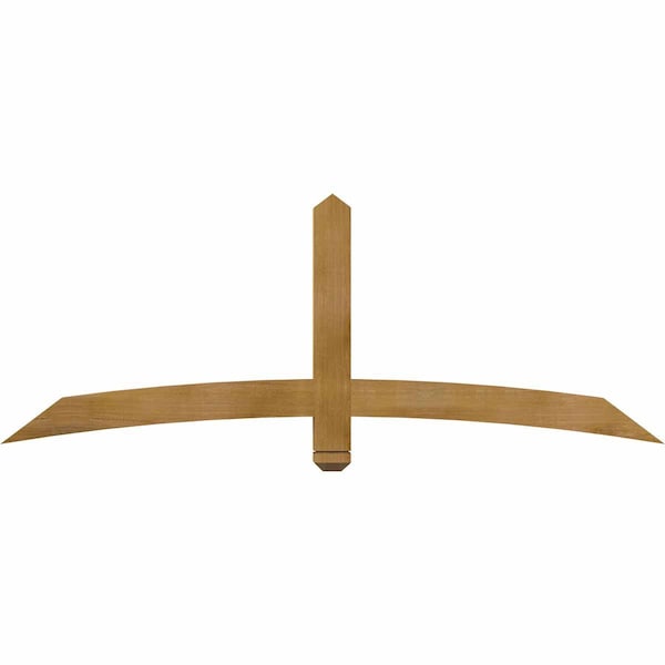 Ekena Millwork Bellingham Rough Sawn Timber Gable Bracket, Western Red Cedar, 72"W x 27"H x 4"D x 4"F, 9/12 Pitch GBW072X27X0404BEL00RWR - main